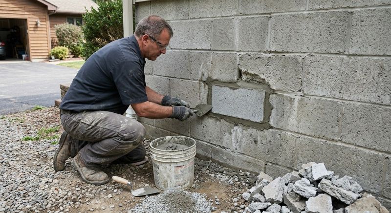 Block Masonry Repair in Jackson, MI
