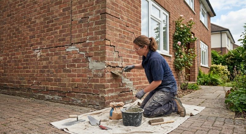 Brick Fence Repair in Jackson, MI