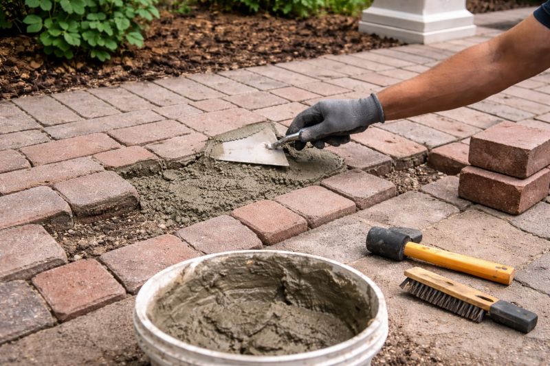 Brick Flatwork Repair in Jackson County, MI