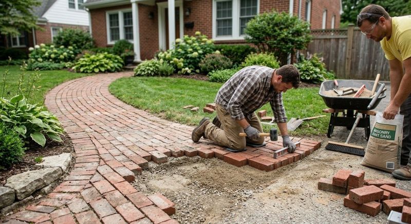 Brick Flatwork Repair in Jackson County, MI