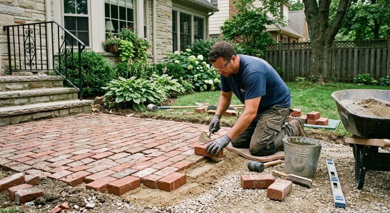 Brick Floor Repair in Jackson, MI