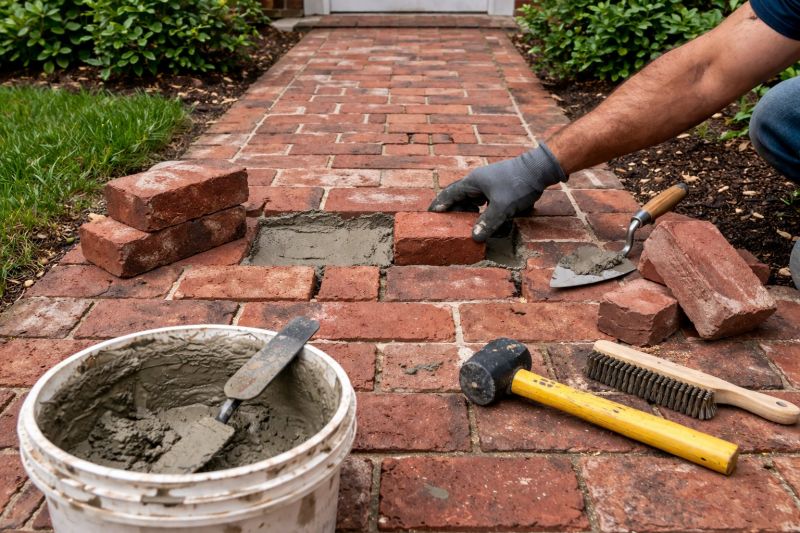 Brick Hardscape Repair in Jackson, MI