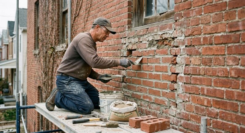 Brick Repair in Brooklyn, MI