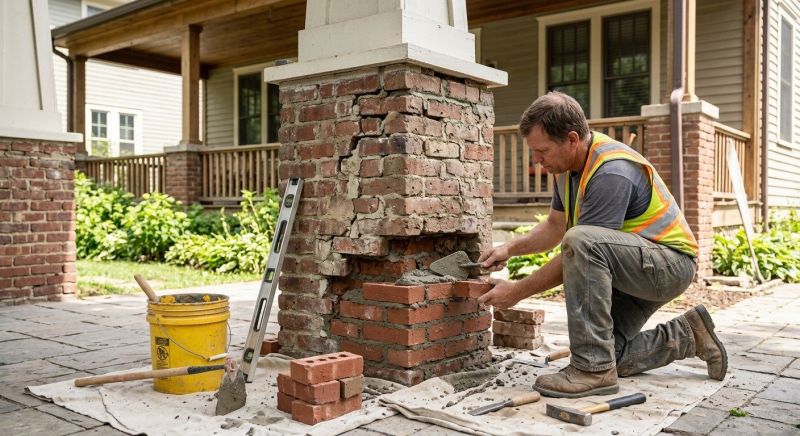 Brick Restoration in Chelsea, MI