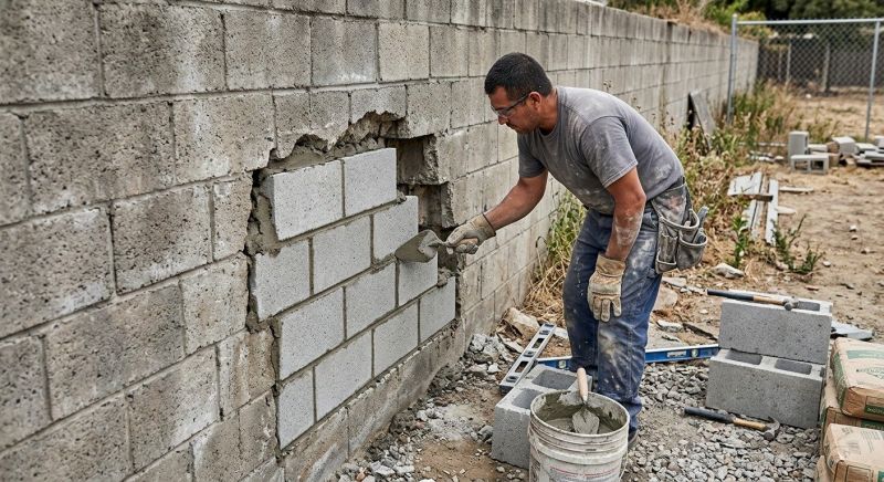 Brick Wall Repair in Chelsea, MI