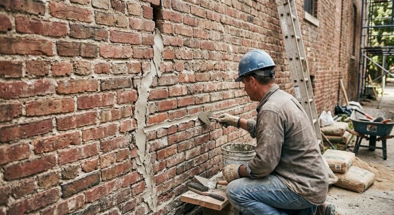 Brick Wall Repair in Gregory, MI