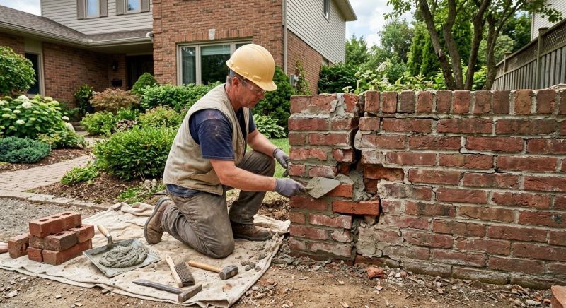 Brick Wall Repair in Jackson County, MI