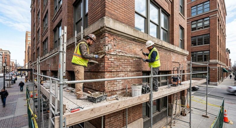 Commercial Masonry Repair in Cement City, MI