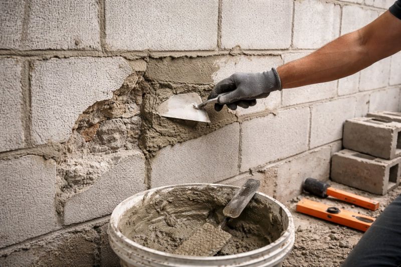 Concrete Block Repair in Cement City, MI