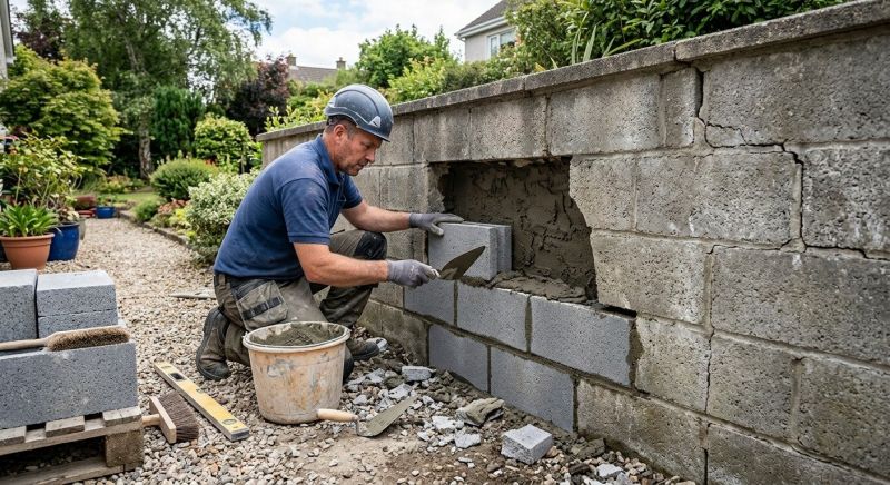 Concrete Block Repair in Eaton Rapids, MI