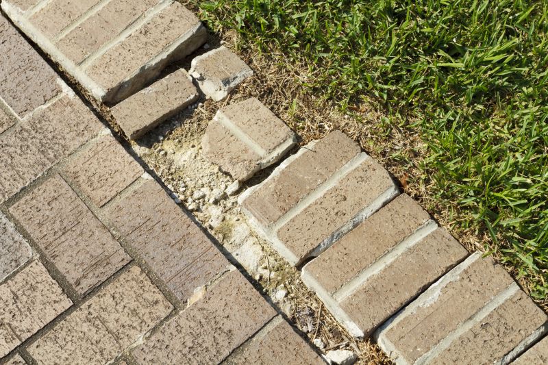 Entryway Brick Repair in Jackson, MI