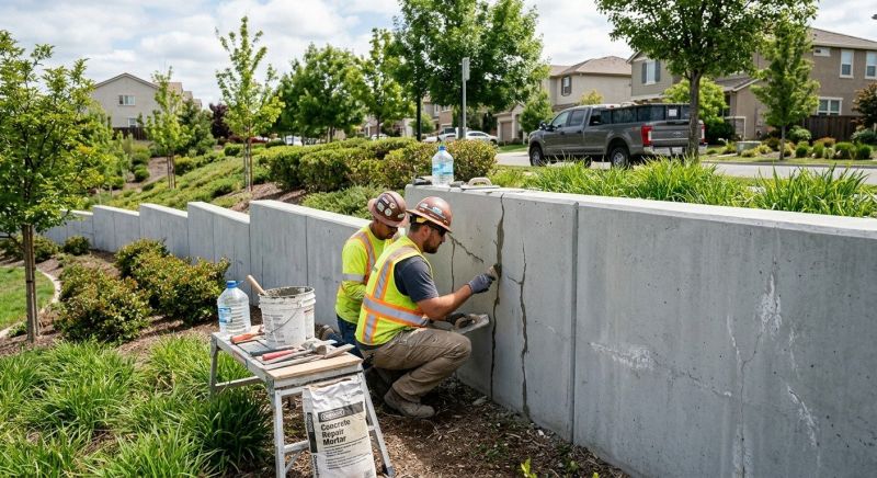 Retaining Wall Repair in Cement City, MI