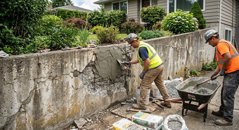 Retaining Wall Repair in Chelsea, MI