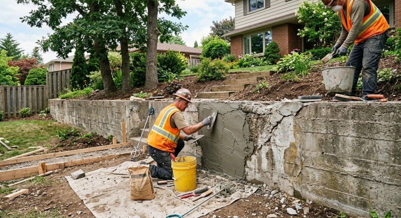 Retaining Wall Repair in Eaton Rapids, MI