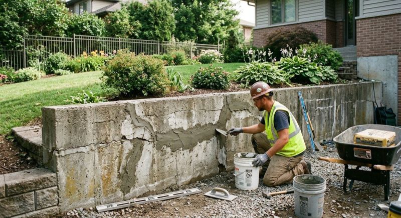 Retaining Wall Repair in Gregory, MI