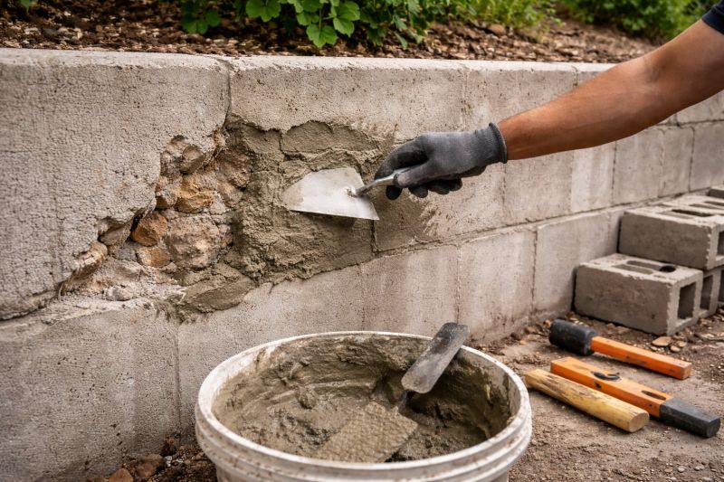 Retaining Wall Repair in Jackson County, MI