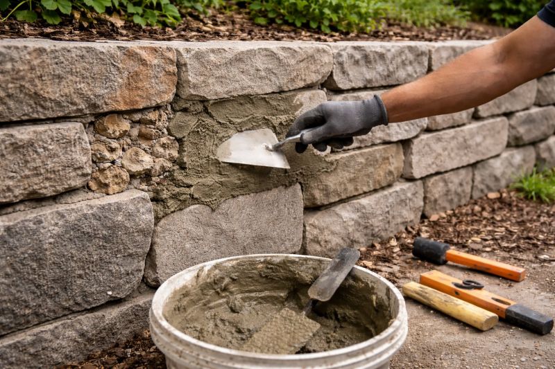 Retaining Wall Repair in Manchester, MI