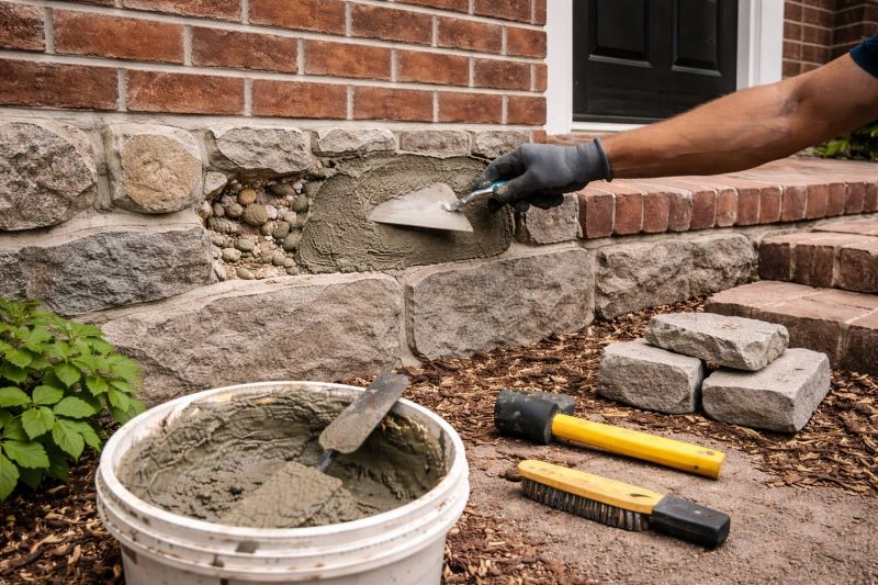 Stone Masonry Repair in Jackson County, MI