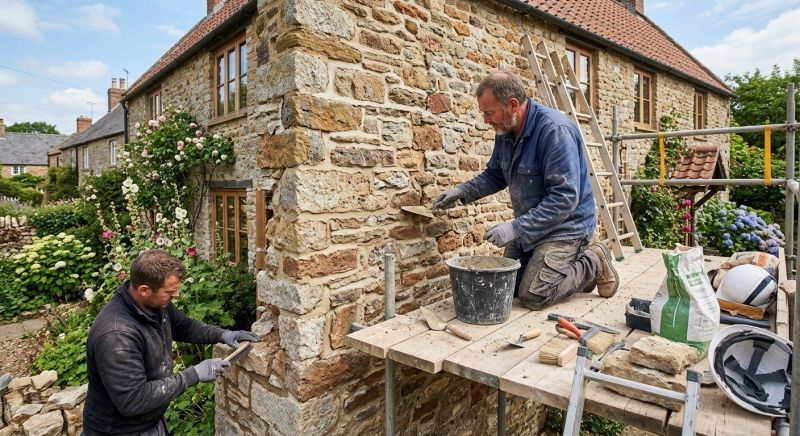 Stone Masonry Repair in Manchester, MI