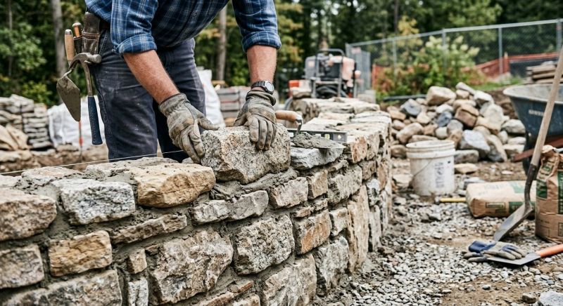 Stonework Installation in Jackson County, MI